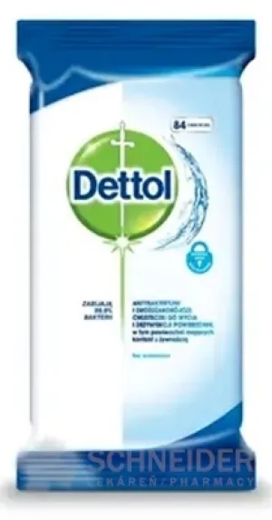 Dettol antibakteriálne obrúsky na povrchy