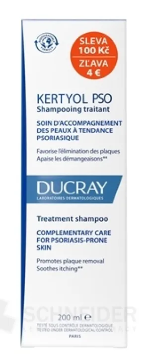 DUCRAY KERTYOL PSO Šampón pri psoriáze (zľava)