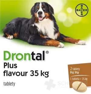 Drontal plus flavour 35 kg pre psy