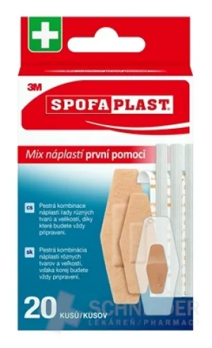 3M SPOFAPLAST č. 607 Náplasti prvej pomoci