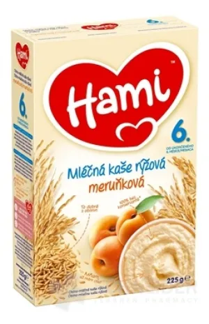 Hami mliečna kaša ryžová marhuľová