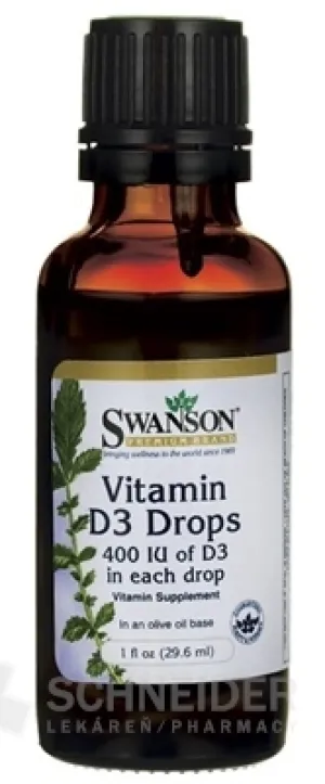 SWANSON Vitamín D3 400 IU