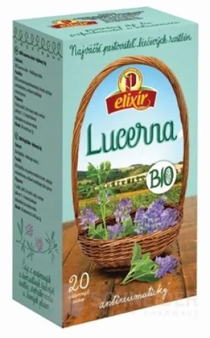 AGROKARPATY BIO Lucerna siata, Antireumatický čaj