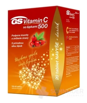 GS Vitamín C 500 so šípkami darček 2021
