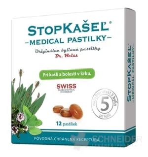 STOPKAŠEĽ Medical PASTILKY - Dr.Weiss