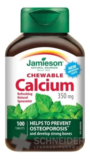 JAMIESON VÁPNIK 350 mg TABLETY NA CMÚĽANIE