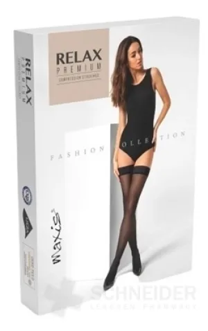 RELAX PREMIUM STEHENNÉ PANČUCHY S KRAJKOU