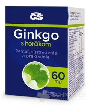 GS Ginkgo 60 mg s horčíkom