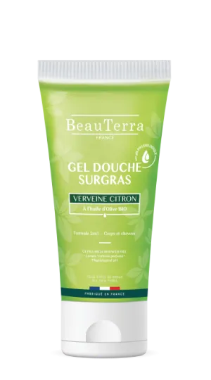 BeauTerra  - Výživný sprchový gel 2v1 pre telo aj vlasy s vôňou  Citrón&Verbena