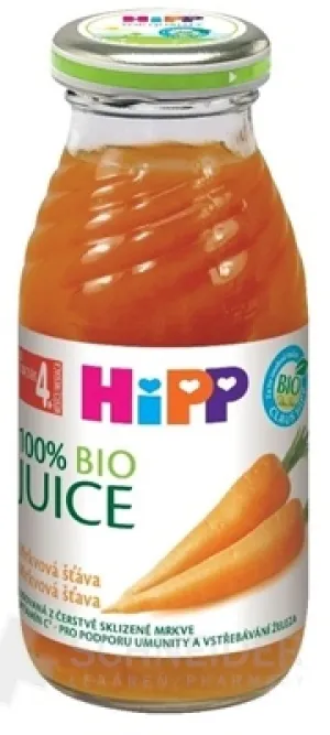 HiPP 100 % BIO Mrkvová šťava