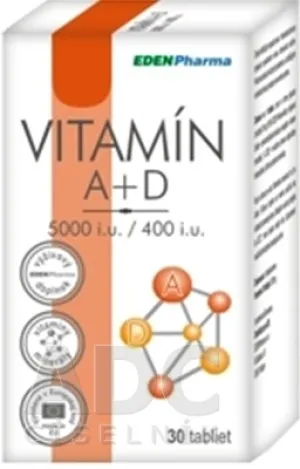 EDENPharma VITAMÍN A + D 5000 I.U./ 400 I.U.