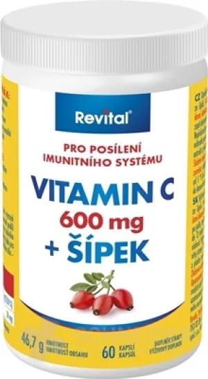 Revital Vitamín C 600 mg + šípka