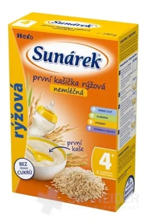 SUNÁREK nemliečna prvá kašička ryžová