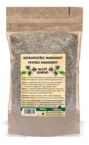 NaturProdukt Pestrec mariánsky Mleté semeno