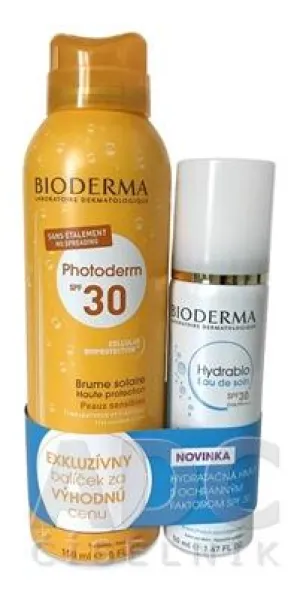 Bioderma Photoderm Brume SPF30 150ml + Hydrabio Eau de soin 50ml