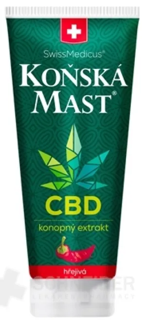 KONSKÁ MASŤ s CBD hrejivá