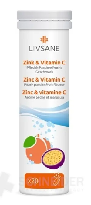LIVSANE Zinok + Vitamín C