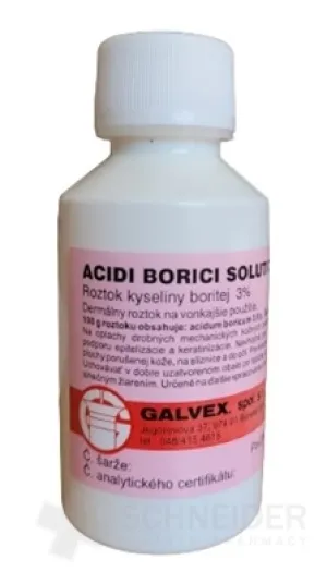 ACIDI BORICI SOLUTIO 3 % - GALVEX