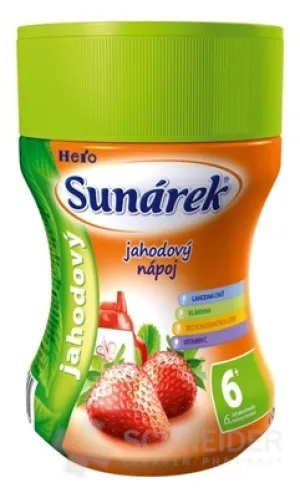 Sunárek instantný nápoj jahodový