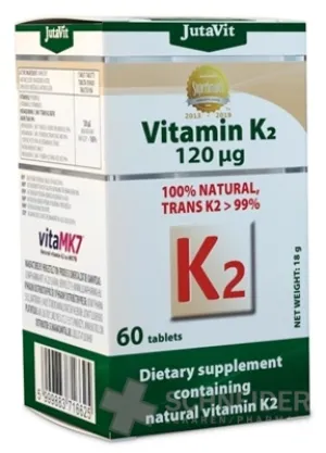 JutaVit Vitamín K2 prírodný 120 µg
