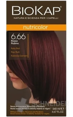BIOKAP nutricolor Farba na vlasy 6.66