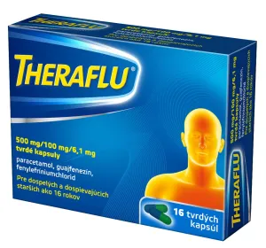 Theraflu 500 mg/100 mg/6,1 mg  16 tvrdých kapsúl