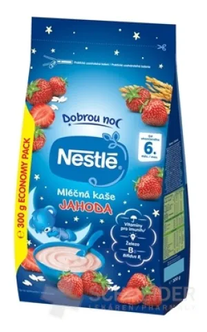 Nestlé Mliečna kaša JAHODA - Dobrú noc