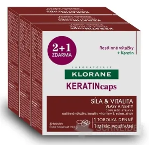 KLORANE KERATÍNOVÉ TABLETY (TRIO)