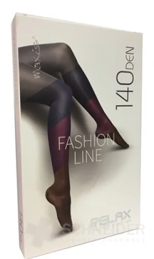 MAXIS RELAX 140 DEN FASHION LINE stehenné pančuchy