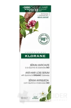 KLORANE SERUM ATICHUTE Quinine & Edelweiss BIO