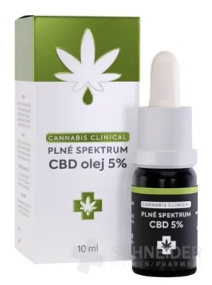 CANNABIS CLINICAL PLNÉ SPEKTRUM CBD olej 5%