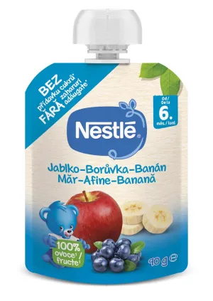 Nestlé Jablko Čučoriedka Banán