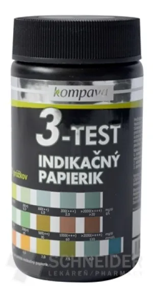 kompava 3-TEST INDIKAČNÝ PAPIERIK