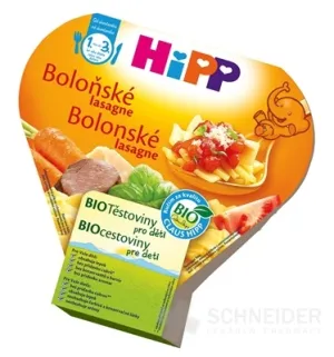 HiPP Príkrm BIO Bolonské lasagne