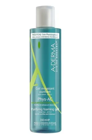 A-Derma Phys-AC Gel moussant purifiant 200ml