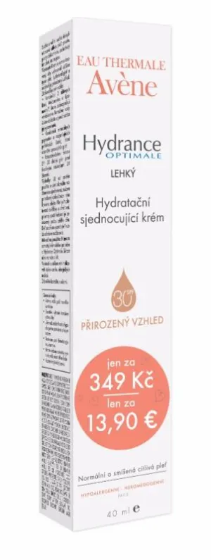 Avene Hydrance Optimale Ľahký hydratačný zjednocujúci krém SPF 30 40ml