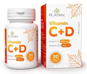 PLATAN Vitamín C + D