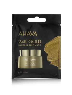 AHAVA Liftingová bahenná maska s 24K Zlatom Obsah: 6ml