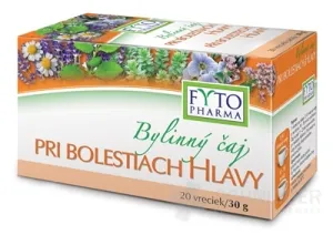 FYTO Bylinný čaj PRI BOLESTIACH HLAVY