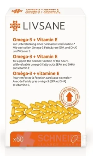 LIVSANE Omega-3 plus vitamín E
