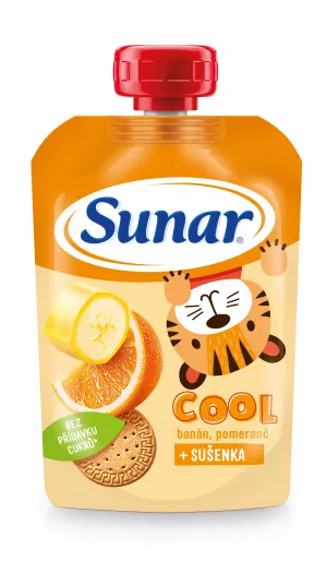 Sunar COOL ovocie Pomaranč, Banán, Sušienky