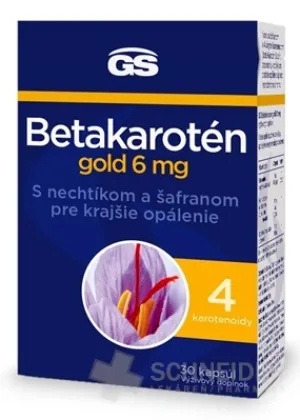 GS Betakarotén gold 6 mg