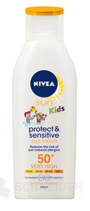 NIVEA SUN Detské mlieko sensitive OF 50+