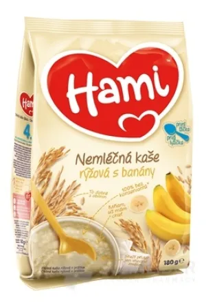 Hami nemliečna kaša ryžová s banánmi