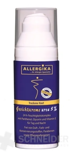ALLERGIKA KRÉM NA TVÁR UREA 5%