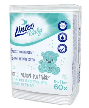 LINTEO BABY ČISTIACE VATOVÉ VANKÚŠIKY