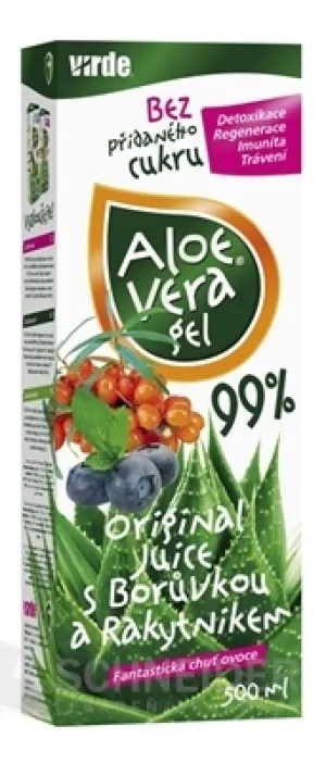 VIRDE ALOE VERA gél s čučoriedkou a rakytníkom