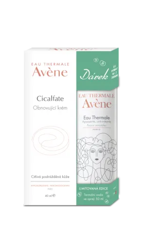 Avene Cicalfate Obnovujúci krém 40ml + Termálna voda v spreji 50ml