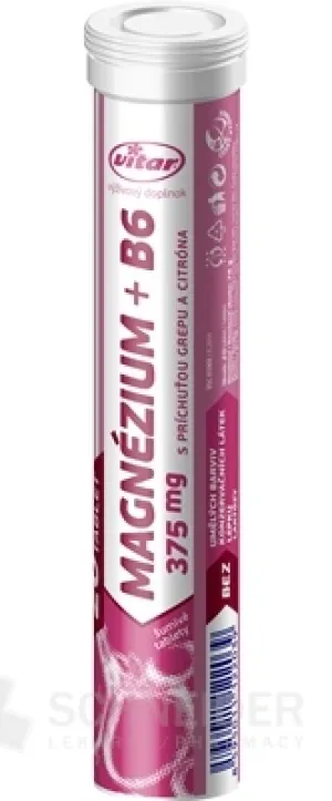 VITAR MAGNÉZIUM 375 mg + B6