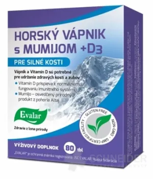 Evalar HORSKÝ VÁPNIK s MUMIJOM + D3